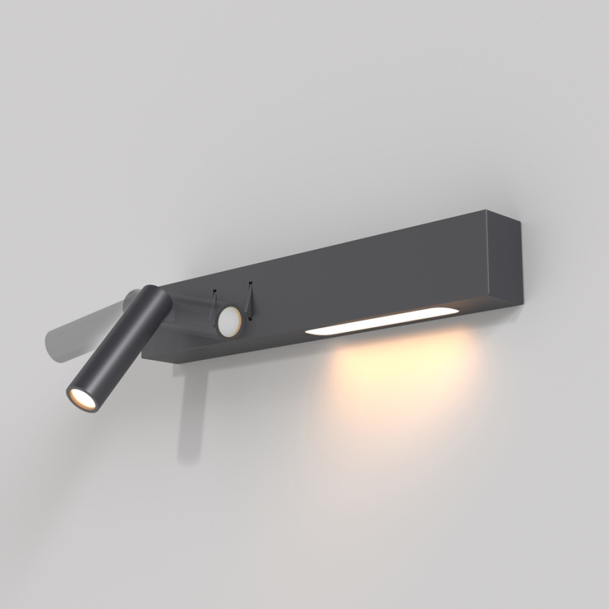 Maytoni C031WL-L8B3K - LED-Wandbeleuchtung COMODO LED/8W/230V schwarz