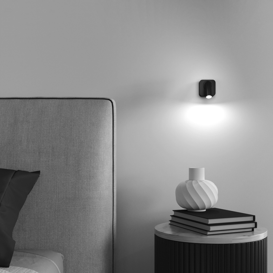 Maytoni C039WL-L3B3K - Luce Spot da parete a LED MIRAX LED/3W/230V nero