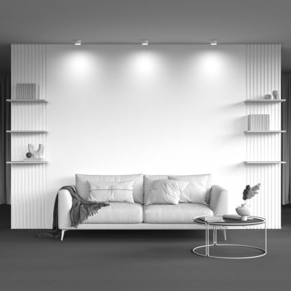 Maytoni C086CL-GX53-SRD-W - Faretto HOOP 1xGX53/15W/230V 8,5 cm bianco