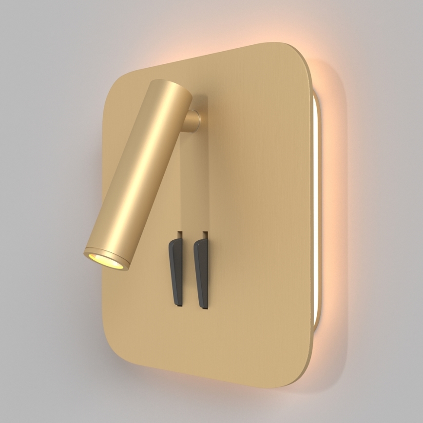 Maytoni C175-WL-01-6W-MG - Spot mural IOS LED/9W/230V doré