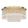 Maytoni DIA005CL-06G - Plafoniera DUNE 6xE14/60W/230V oro
