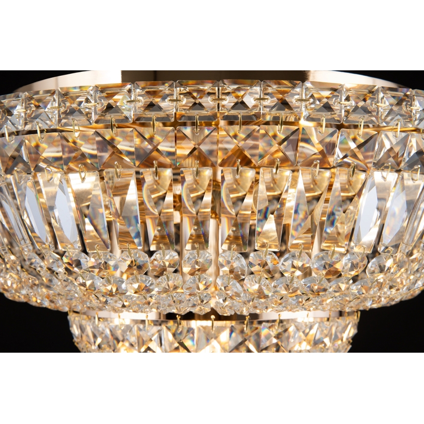 Maytoni DIA100-CL-12-G - Deckenleuchte BASFOR 12xE14/60W/230V golden