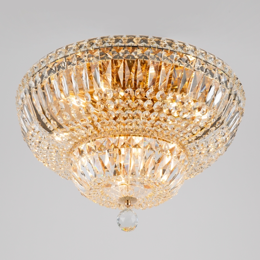 Maytoni DIA100-CL-12-G - Plafoniera BASFOR 12xE14/60W/230V oro