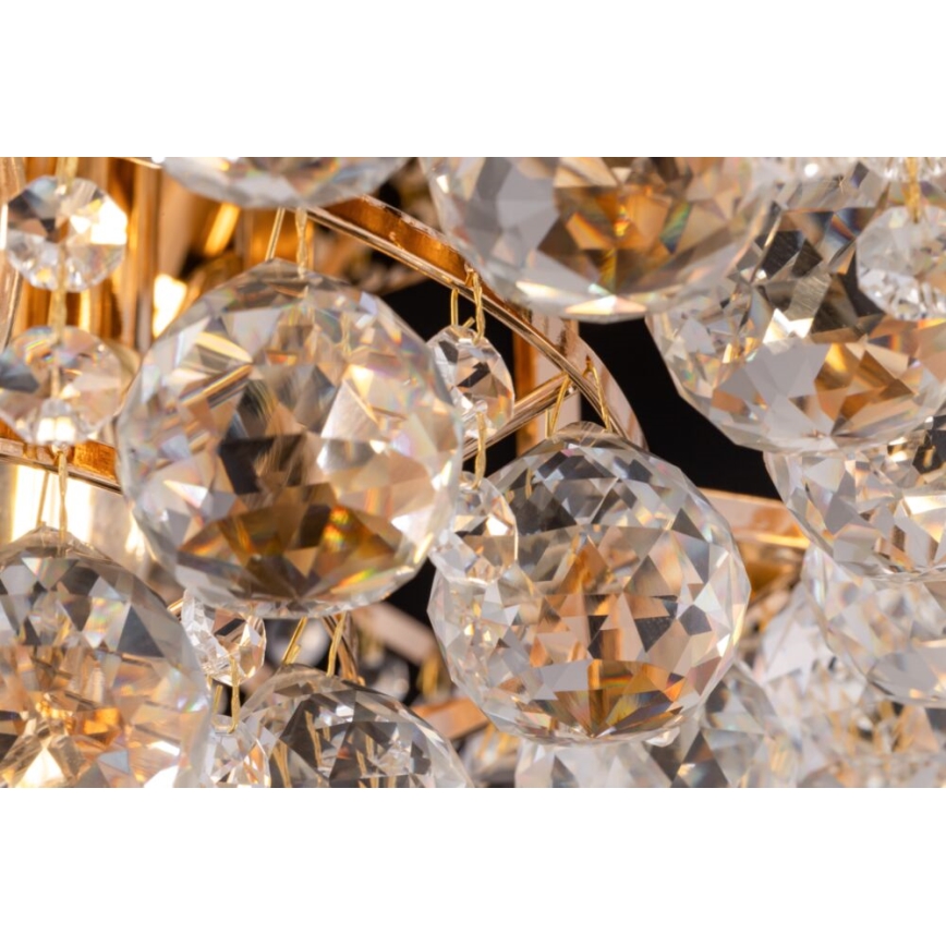 Maytoni DIA120-06-G - Plafoniera KAROLINA 6xE14/40W/230V
