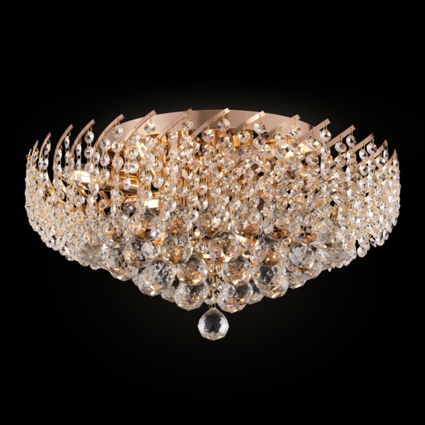 Maytoni DIA120-09-G - Plafoniera KAROLINA 9xE14/40W/230V