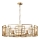 Maytoni H009PL-08G - Lampadario a sospensione con catena BOWI 8xE14/40W/230V