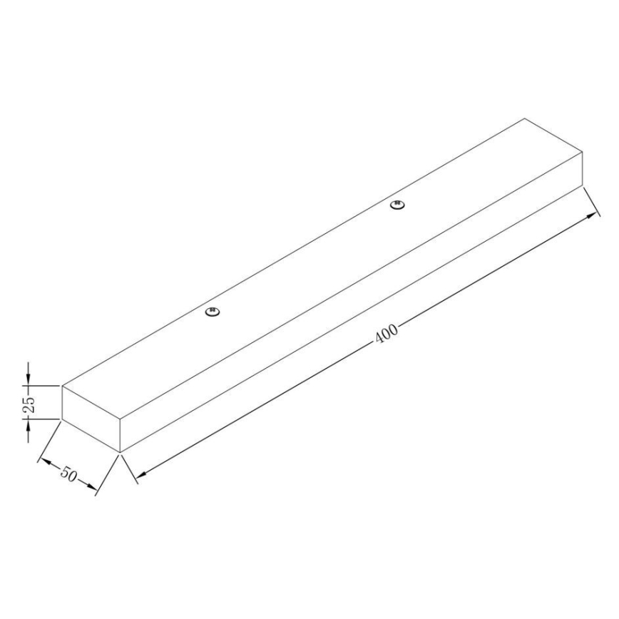 Maytoni MIR011WL-L9B4K - Applique a LED ORION LED/9W/230V nero