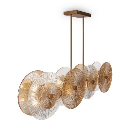 Maytoni MOD007PL-08G1 - Lampadario a sospensione con supporto rigido ASTER 4xE14/40W/230V