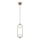 Maytoni MOD013PL-02BS1 - Lampadario a sospensione con filo RING 2xG9/25W/230V ottone