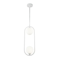 Maytoni MOD013PL-02W - Hängeleuchte an Schnur RING 2xG9/25W/230V weiß