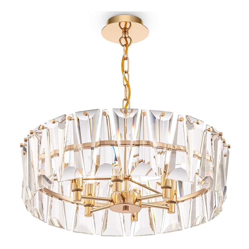 Maytoni MOD043PL-06G - Lampadario a sospensione con catena PUNTES 6xE14/60W/230V oro
