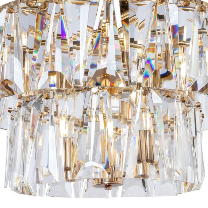 Maytoni MOD043PL-18G - Lampadario a sospensione con catena PUNTES 18xE14/40W/230V oro