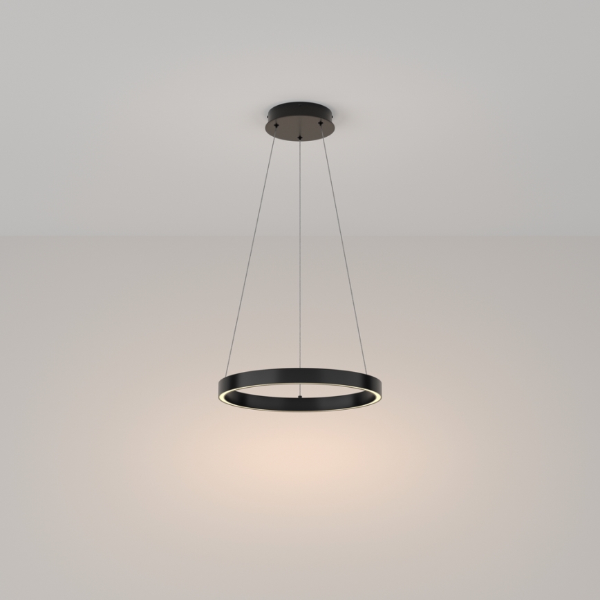 Maytoni MOD058PL-L22B3K - LED-Kronleuchter an Aufhängung RIM LED/25W/230V 3000K d 40 cm schwarz