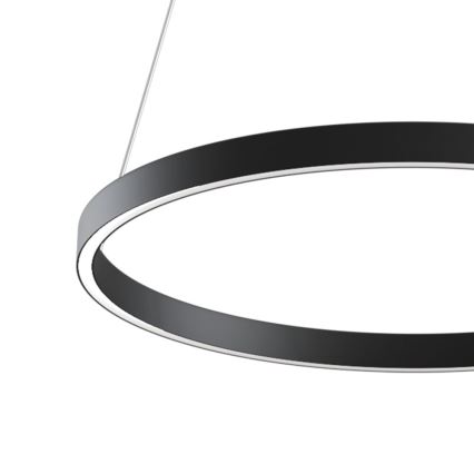 Maytoni MOD058PL-L32B3K - Lampadario LED a sospensione con filo RIM LED/37W/230V 3000K diametro 60 cm nero