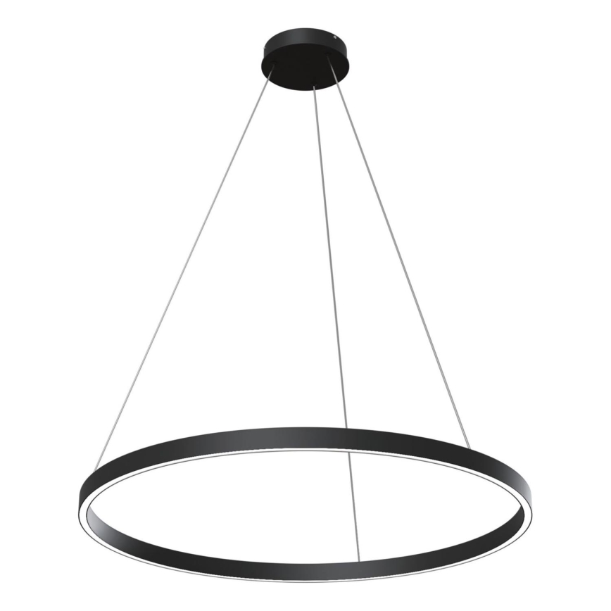 Maytoni MOD058PL-L42B3K - Lampadario LED a sospensione con filo RIM LED/51W/230V 3000K diametro 80 cm nero