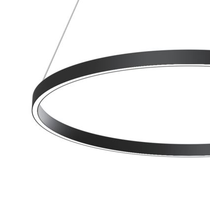 Maytoni MOD058PL-L42B3K - Lampadario LED a sospensione con filo RIM LED/51W/230V 3000K diametro 80 cm nero