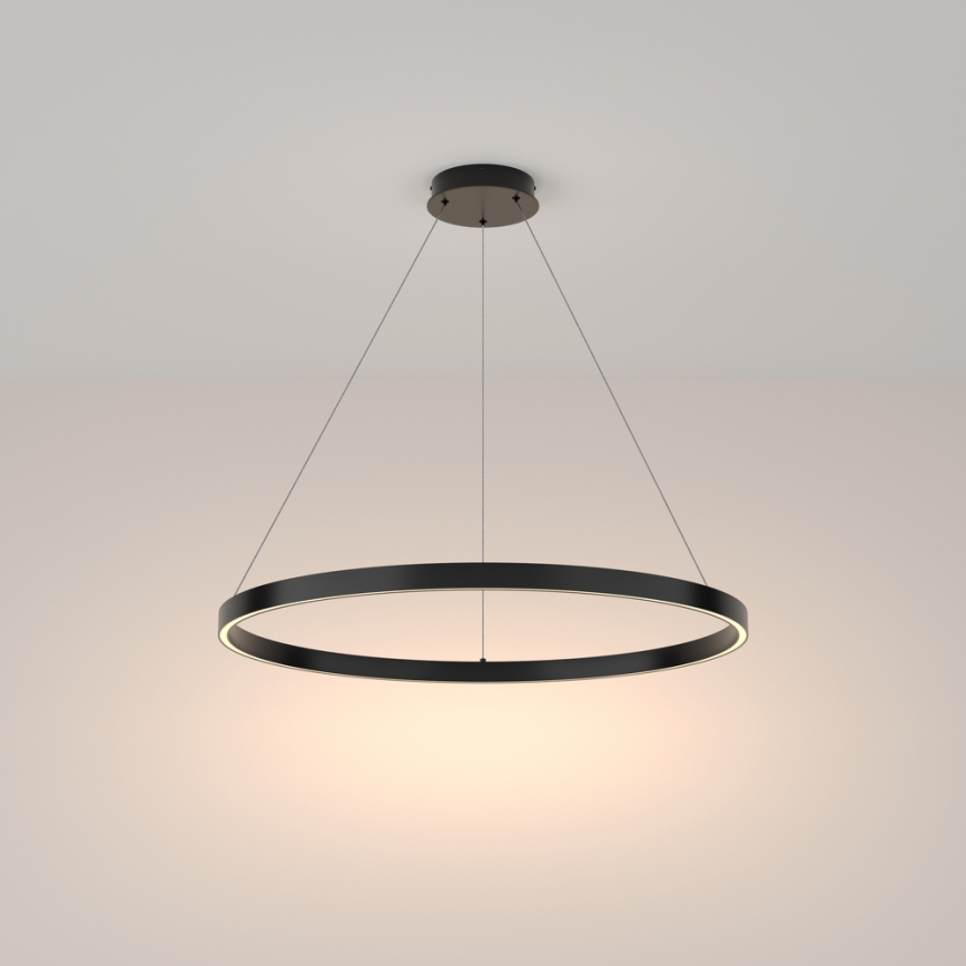 Maytoni MOD058PL-L42B3K - Suspension filaire RIM LED/51W/230V 3000K d. 80 cm noir
