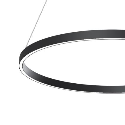 Maytoni MOD058PL-L42B4K - Lampadario LED a sospensione con filo RIM LED/51W/230V 4000K diametro 80 cm nero