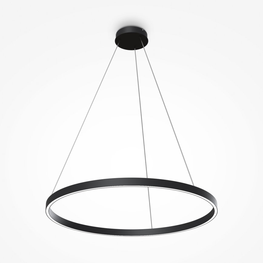 Maytoni MOD058PL-L42B4K - LED-Kronleuchter an Aufhängung RIM LED/51W/230V 4000K d 80 cm schwarz