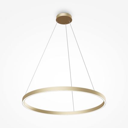 Maytoni MOD058PL-L42BS4K - Lampadario LED a sospensione con filo RIM LED/51W/230V 4000K diametro 80 cm oro