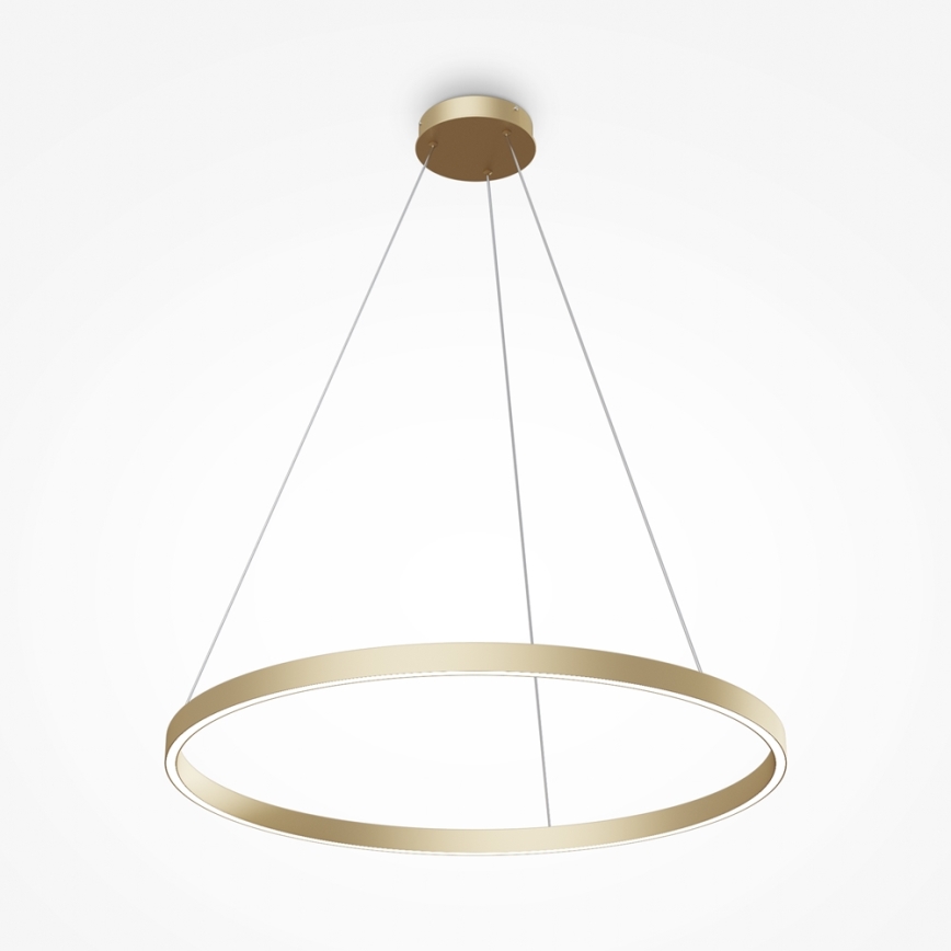 Maytoni MOD058PL-L42BS4K - Lampadario LED a sospensione con filo RIM LED/51W/230V 4000K diametro 80 cm oro