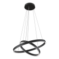 Maytoni MOD058PL-L55B3K - Suspension filaire RIM LED/61W/230V 3000K d. 60 cm noir