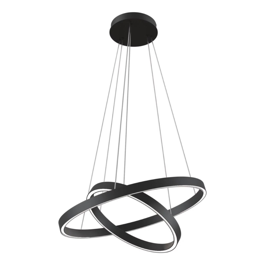 Maytoni MOD058PL-L55B3K - Suspension filaire RIM LED/61W/230V 3000K d. 60 cm noir