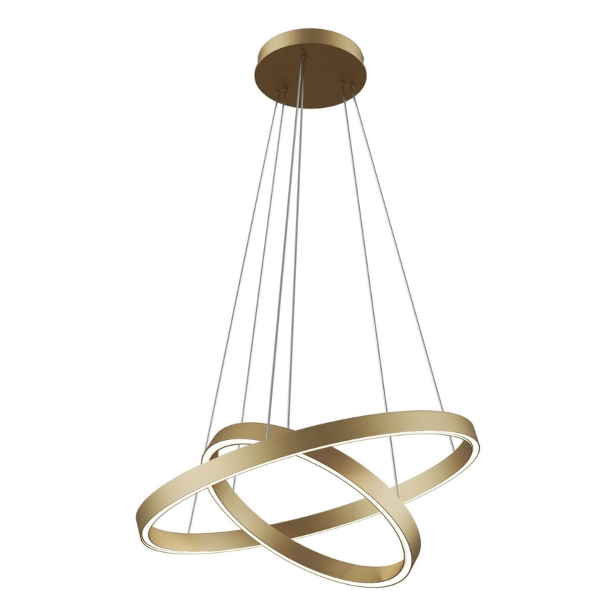 Maytoni MOD058PL-L55BS3K - Lampadario LED a sospensione con filo RIM LED/61W/230V 3000K diametro 60 cm oro