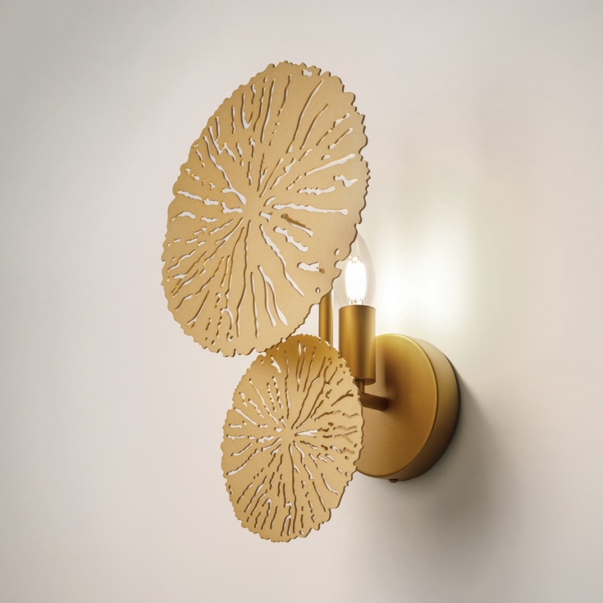 Maytoni MOD082WL-01G - Applique LOVETANN 1xE14/40W/230V oro