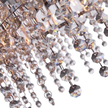 Maytoni MOD097PL-08CH - Suspension filaire HAIL 8xE14/40W/230V d. 60,5 cm chrome brillant