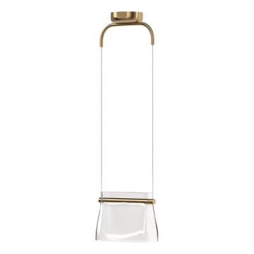 Maytoni MOD170PL-L8BS3K - Lampadario LED a sospensione con filo CABARET LED/8W/230V oro