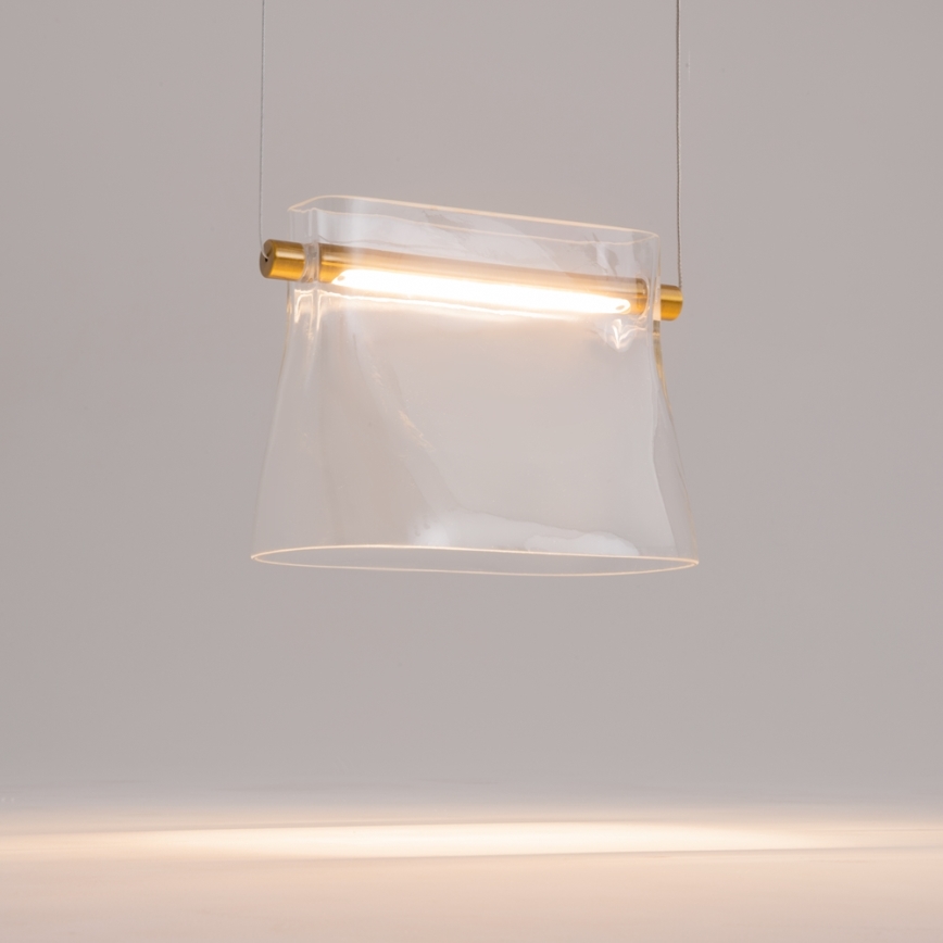 Maytoni MOD170PL-L8BS3K - Lampadario LED a sospensione con filo CABARET LED/8W/230V oro