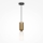 Maytoni MOD177PL-01G - Lampadario a sospensione con filo MEMORY 1xE14/40W/230V oro/bianco