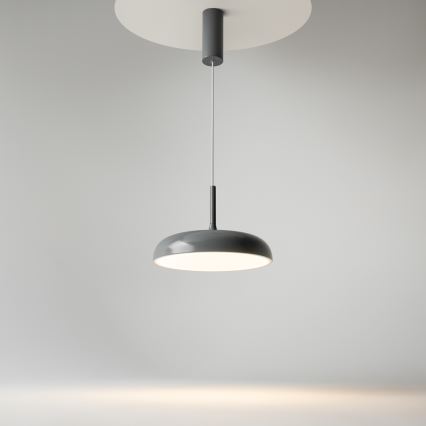 Maytoni MOD189PL-L12GR3K1 - LED-Pendelleuchte GERHARD an Kabel, LED/19W/230V, Durchmesser 30 cm, grau