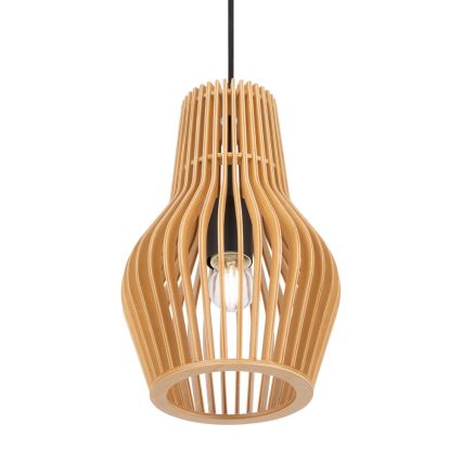 Maytoni MOD191PL-01W - Lampadario a sospensione con filo ROOTS 1xE27/40W/230V diametro 20 cm beige