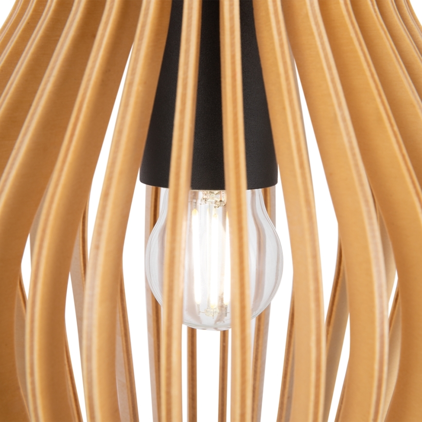 Maytoni MOD191PL-01W - Lampadario a sospensione con filo ROOTS 1xE27/40W/230V diametro 20 cm beige