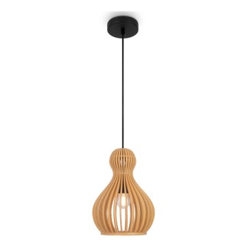 Maytoni MOD192PL-01W - Lampadario a sospensione con filo ROOTS 1xE27/40W/230V diametro 20 cm beige