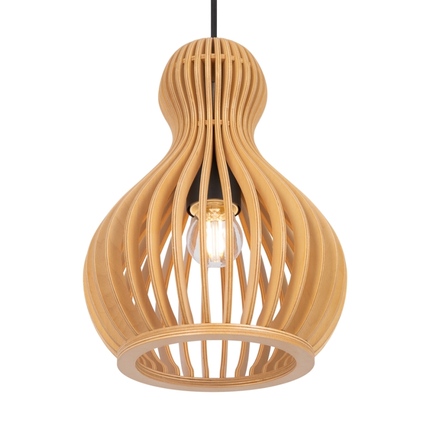 Maytoni MOD192PL-01W - Lampadario a sospensione con filo ROOTS 1xE27/40W/230V diametro 20 cm beige