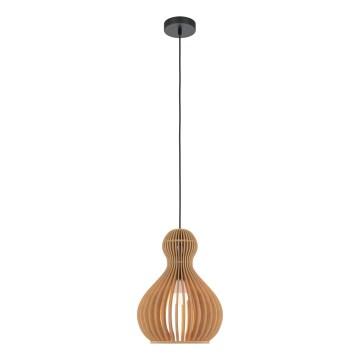 Maytoni MOD192PL-01W1 - Lampadario a sospensione con filo ROOTS 1xE27/40W/230V diametro 30 cm beige