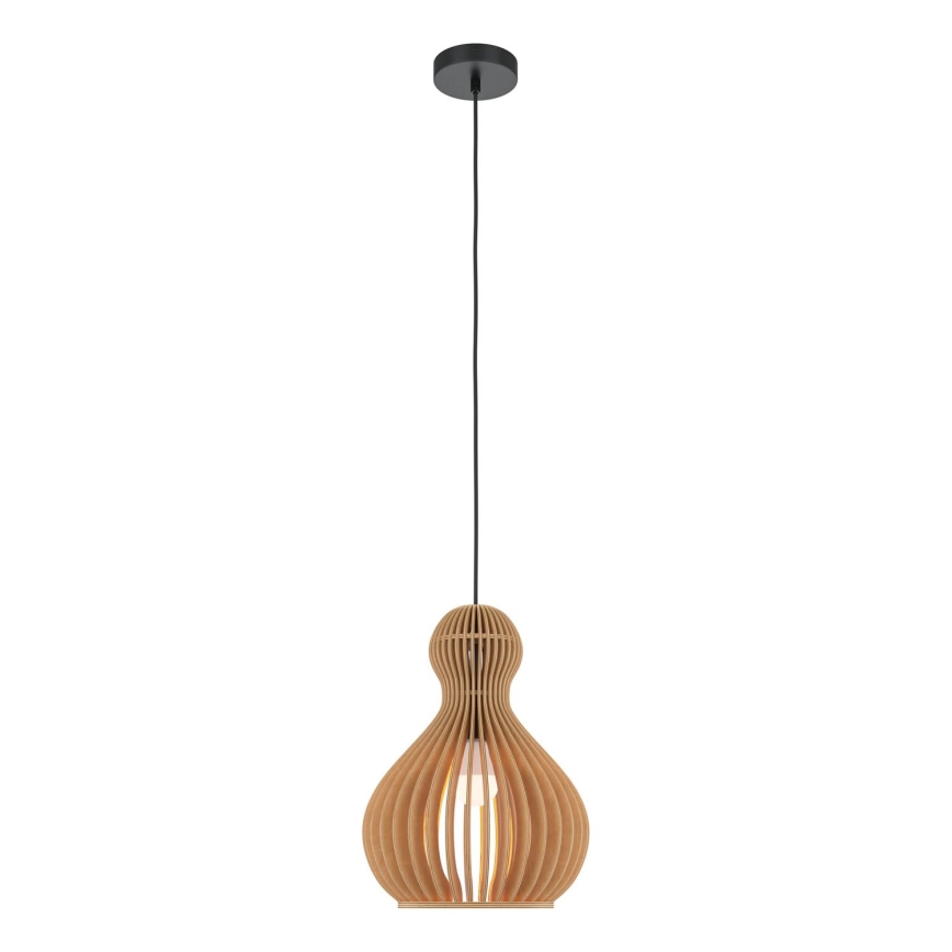 Maytoni MOD192PL-01W1 - Lampadario a sospensione con filo ROOTS 1xE27/40W/230V diametro 30 cm beige