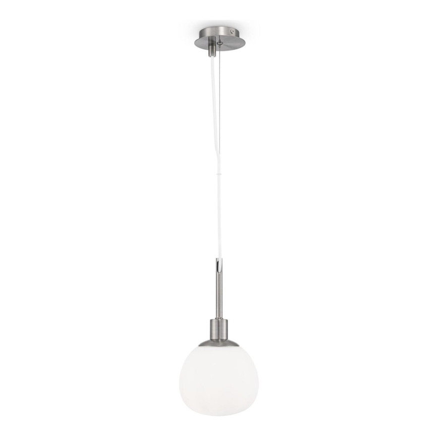 Maytoni MOD221-PL-01-N - Lampadario a sospensione con filo ERICH 1xE14/40W/230V cromo opaco