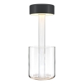 Maytoni MOD229TL-L3B3K1 - Aufladbare, tragbare LED-Tischleuchte mit Dimm-Funktion LED/3W/5V 2200-4000K 2000 mAh schwarz/klar