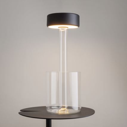 Maytoni MOD229TL-L3B3K1 - LED Dimmerabile ricaricabile portatile lampada da tavolo LED/3W/5V 2200-4000K nero/limpido