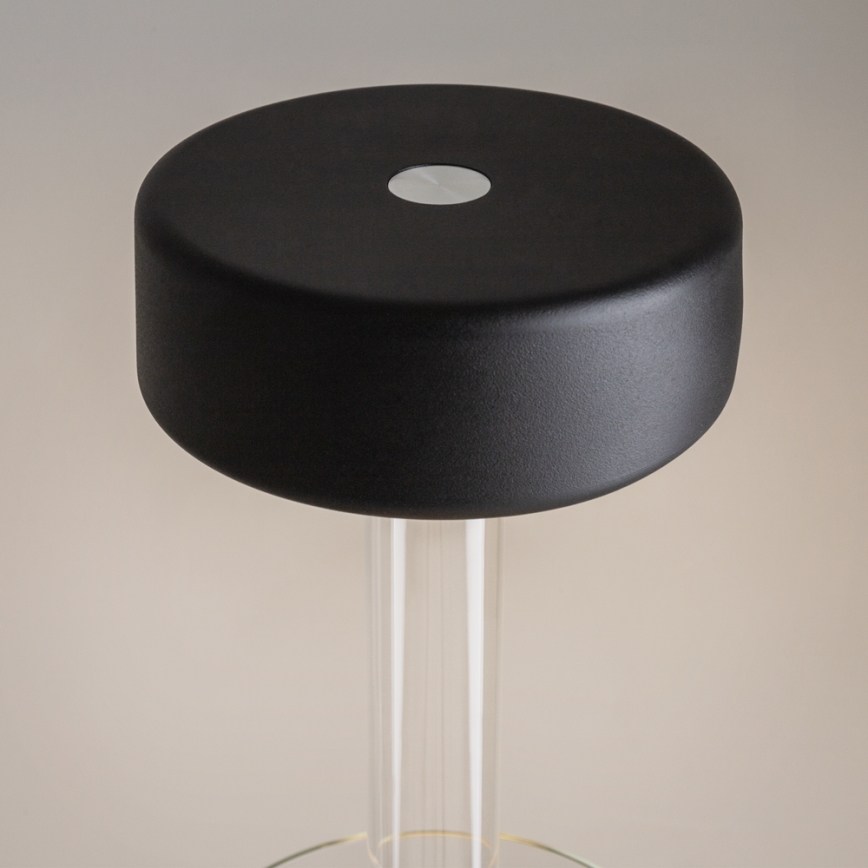 Maytoni MOD229TL-L3B3K1 - LED Dimmerabile ricaricabile portatile lampada da tavolo LED/3W/5V 2200-4000K nero/limpido