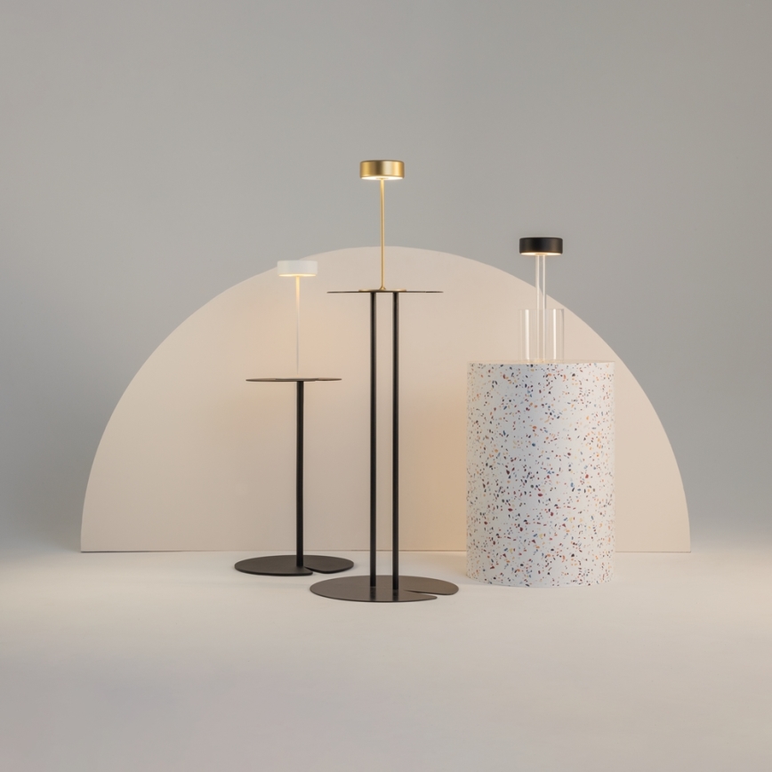 Maytoni MOD229TL-L3B3K1 - LED Dimmerabile ricaricabile portatile lampada da tavolo LED/3W/5V 2200-4000K nero/limpido