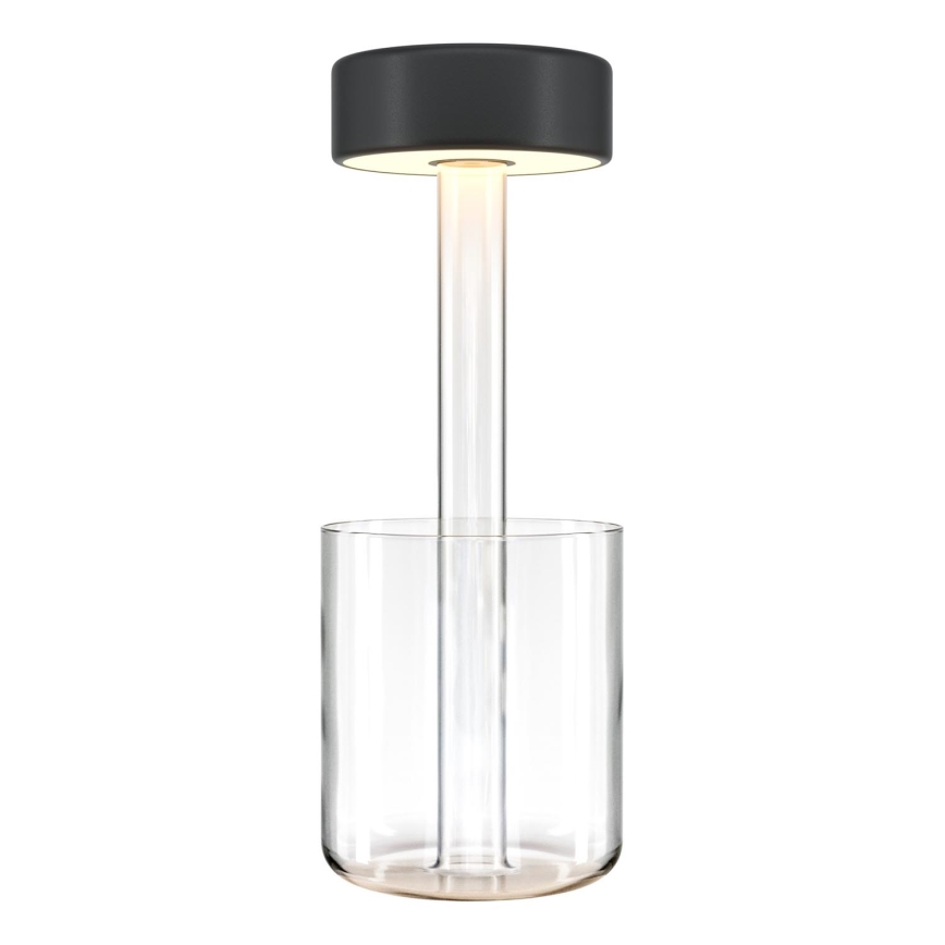 Maytoni MOD229TL-L3B3K1 - LED Dimmerabile ricaricabile portatile lampada da tavolo LED/3W/5V 2200-4000K nero/limpido