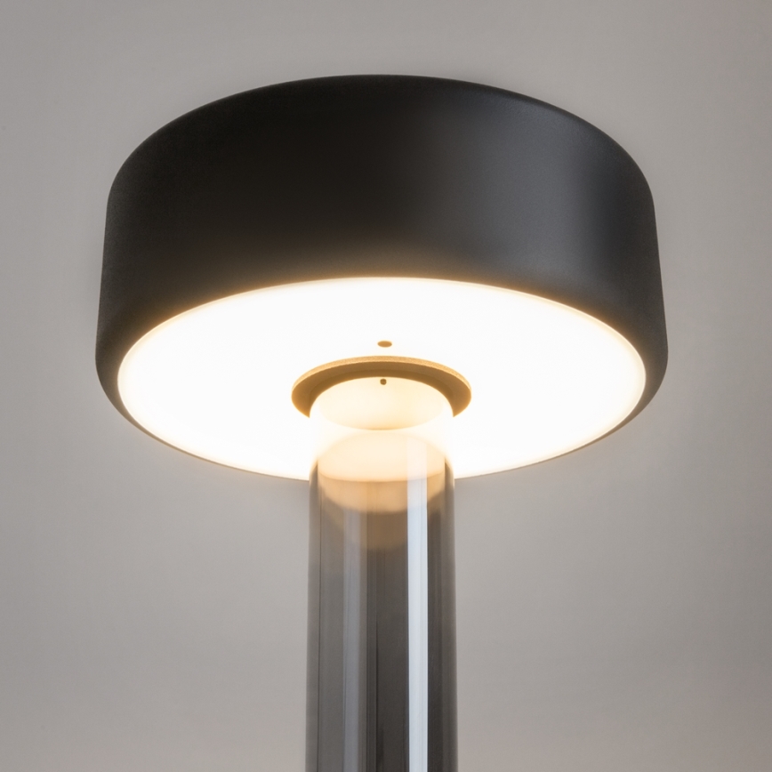 Maytoni MOD229TL-L3B3K3 - LED à intensité variable rechargeable portable lampe de table LED/3W/5V 2200-4000K noir/gris
