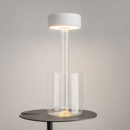 Maytoni MOD229TL-L3W3K1 - Lampe de table portable à intensité variable LED/3W/5V 2200-4000K blanc/transparent