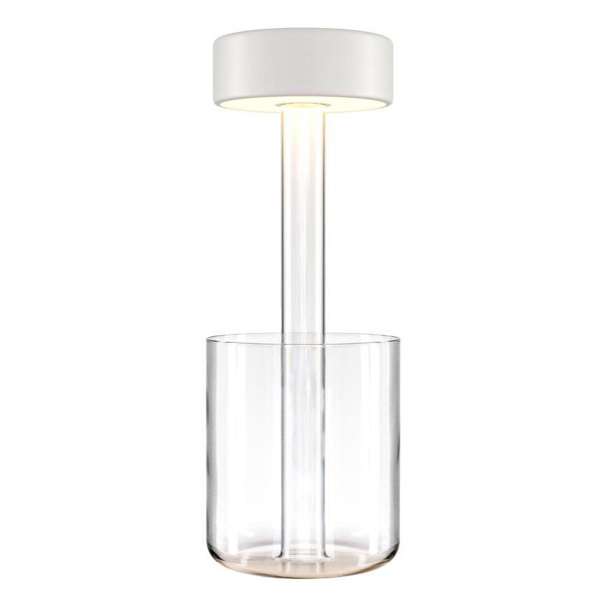 Maytoni MOD229TL-L3W3K1 - Lampe de table portable à intensité variable LED/3W/5V 2200-4000K blanc/transparent