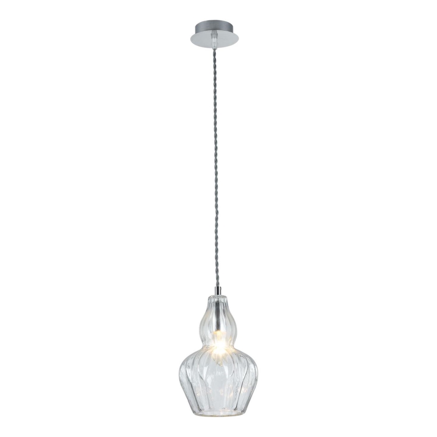 Maytoni MOD238-PL-01-TR - Lampadario a sospensione con filo EUSTOMA 1xE14/40W/230V limpido